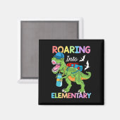 Rotation in elementare Dinosaurier Boys Mädchen Ck Magnet (Vorderseite/Rückseite)