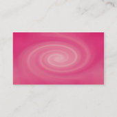 Rotation - Rosa Visitenkarte (Rückseite)