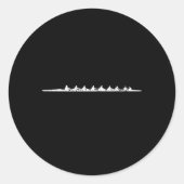 Rotation Runder Aufkleber (Vorderseite)