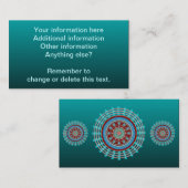 Rotations-Gewohnheits-Visitenkarten Visitenkarte (Vorne/Hinten)