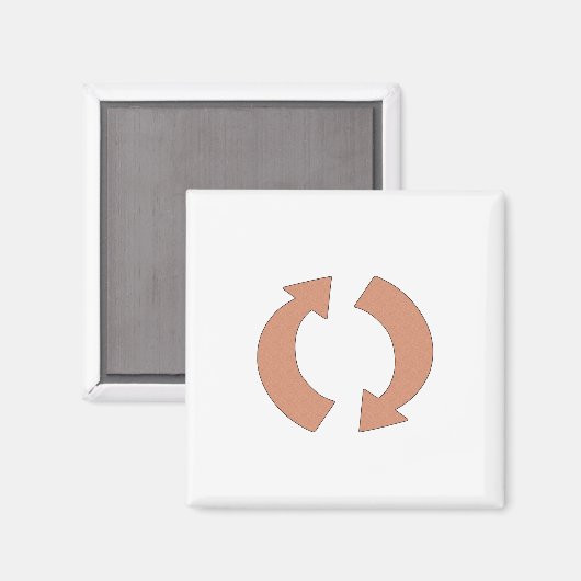 Rotationspfeile Magnet (Vorderseite/Rückseite)