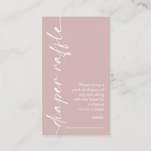 Rotationstext Rose Windelwaschmaschine Begleitkarte (Vorderseite)