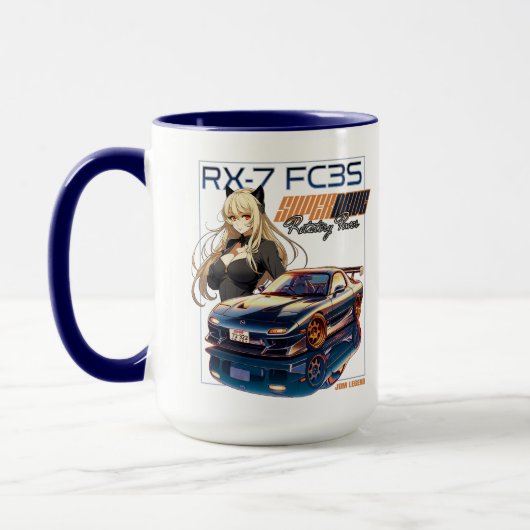 Rotativer Power RX-7 FC3S - JDM Legend Tasse (Links)