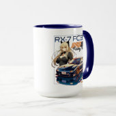 Rotativer Power RX-7 FC3S - JDM Legend Tasse (VorderseiteRechts)
