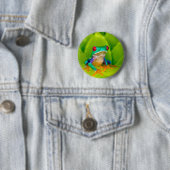 Rotaugelaubfrosch, Costa Rica Button (Beispiel)