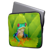 Rotaugelaubfrosch, Costa Rica Laptopschutzhülle (Vorderseite Links)