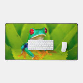 Rotaugelaubfrosch, Costa Rica Schreibtischunterlage (Tastatur & Maus)