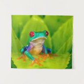 Rotaugelaubfrosch, Costa Rica Wandteppich (Vorderseite (Horizontal))