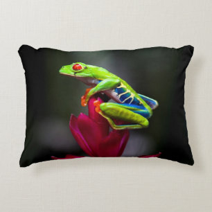 Rotaugelaubfrosch Zierkissen