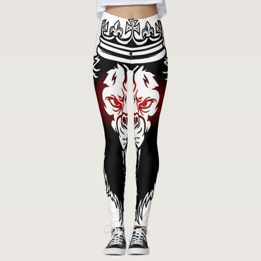 Rotaugen-Lippenmöwe Leggings (Vorderseite)
