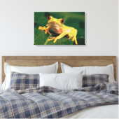 Rotaugenfrosch Leinwanddruck (Insitu (Schlafzimmer))