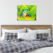 Rotaugenklaubfrosch, Costa Rica Leinwanddruck (Insitu (Schlafzimmer))