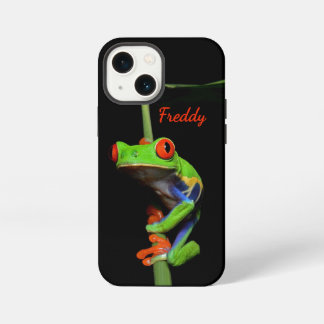 Rotäugiger gemalter Laubfrosch Eigenname iPhone 13 Mini Hülle