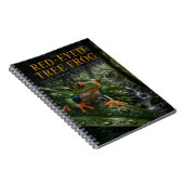 Rotaugiger Laubfrosch Regenwald TIERE Notizblock (Rechte Seite)