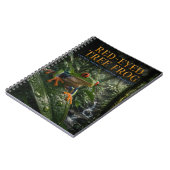 Rotaugiger Laubfrosch Regenwald TIERE Notizblock (Linke Seite)