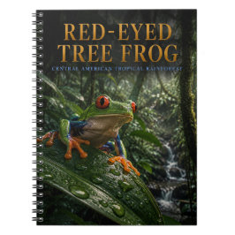 Rotaugiger Laubfrosch Regenwald TIERE Notizblock
