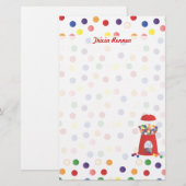 Rotballmaschine Briefpapier (Vorne/Hinten)