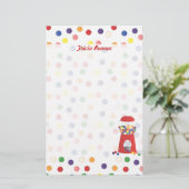 Rotballmaschine Briefpapier (Stehend Vorderseite)