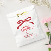 Rotband-Weihnachtsgeschäft-Geschenkanhänger Geschenktütchen (Versiegelt)