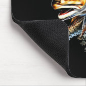Rotbarsch-Angelshirt und Ausrüstung für Männer Mousepad (Ecke)