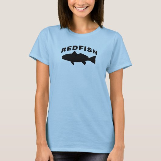 Rotbarsch-Fischen-Logo T-Shirt (Vorderseite)