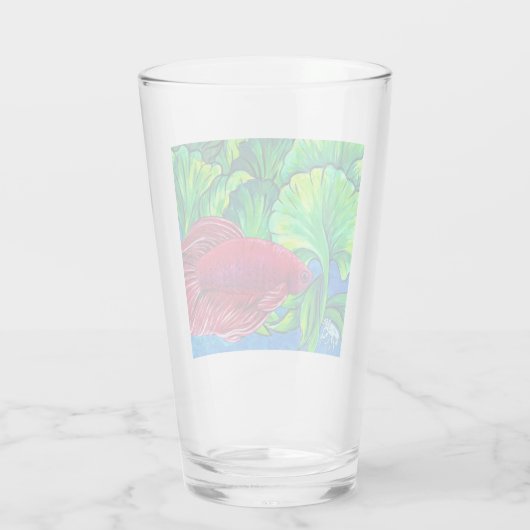 Rotbarsch Glas (Rückseite)