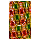 Rotbarsch-Keime-Formas vermelhas, Verdes e dourada Kleine Geschenktüte (Vorderseite)