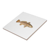 Rotbarsch-Logo Fliese (Seite)