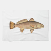 Rotbarsch-Logo Küchentuch (Horizontal)