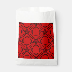 Rotbarsch-Pentagramm-halloween Geschenktütchen
