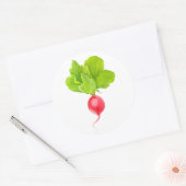 Rotbarsch Runder Aufkleber (Umschlag)