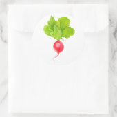 Rotbarsch Runder Aufkleber (Tasche)