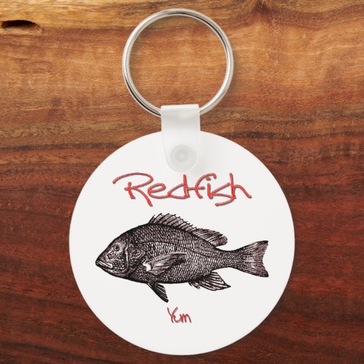 Rotbarsch Schlüsselanhänger (Vorderseite)