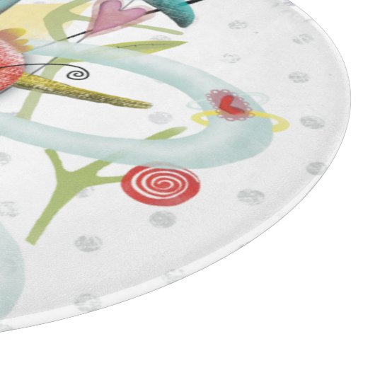 Rotbarsch Schneidebrett (Ecke)