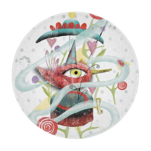 Rotbarsch Schneidebrett (Vorderseite)