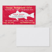 Rotbarsch-Visitenkarte Visitenkarte (Vorne/Hinten)