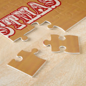 Rotbarsch-Weihnachtsmannmütze-Weihnachten Puzzle (Seite)