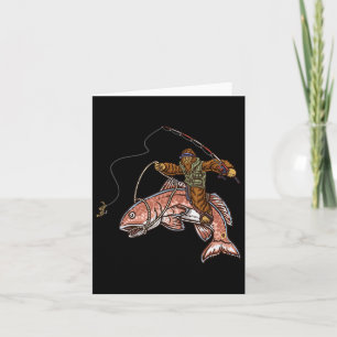 Rotbarsche Fischerei Jagd auf Bigfoot Fischer Karte