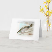 Rotbarsche Kunst Karte (Gelbe Blume)