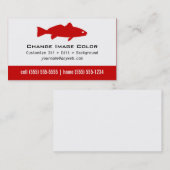 Rotbarsche - persönliche Visitenkarte (Vorne/Hinten)