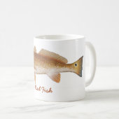ROTBARSCHE, rote Fische Kaffeetasse (VorderseiteRechts)