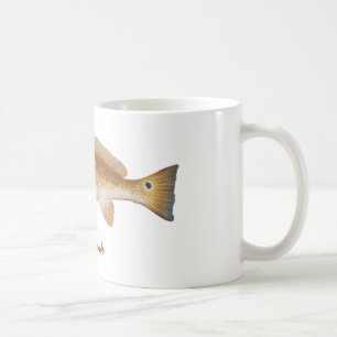 ROTBARSCHE, rote Fische Kaffeetasse
