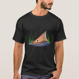 Rotbarsche Rottrommel Fisch Rotbarsch Schwanz Fisc T-Shirt