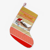 Rotbarsche Sankt Kleiner Weihnachtsstrumpf (Vorderansicht (hängend))