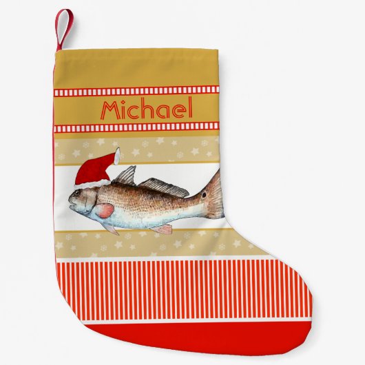 Rotbarsche Sankt Kleiner Weihnachtsstrumpf (Vorderseite)