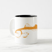 Rotbarsche Zweifarbige Tasse (Vorderseite Links)