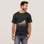 Rotbarschschwanzjagd im Gras T-Shirt (Vorne ganz)