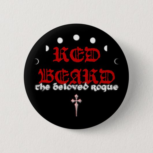 Rotbart-Knopf Button (Vorderseite)