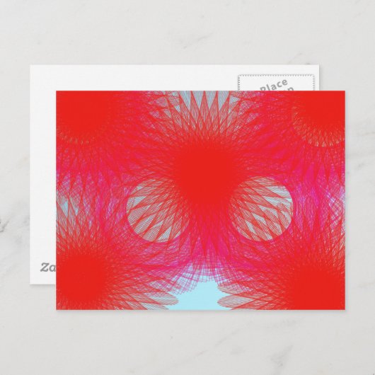 Rotbasteln Postkarte (Vorne/Hinten)