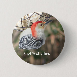 Rotbauchspecht Button